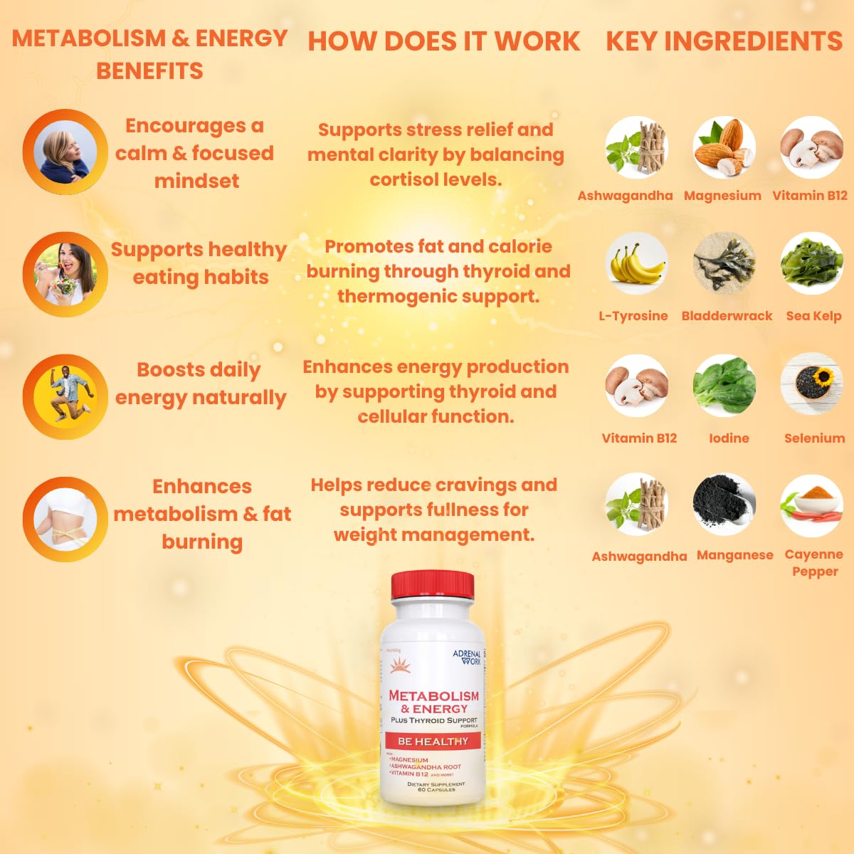 Organic Ashwagandha capsules label