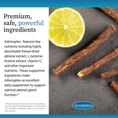 L-Tyrosine, licorice extract and DHEA components in Adrenaplex