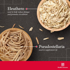 Close-up of Adrenosen ingredient label