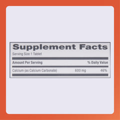 Adult daily calcium supplement concept