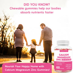 Adults and teens taking daily gummy supplement