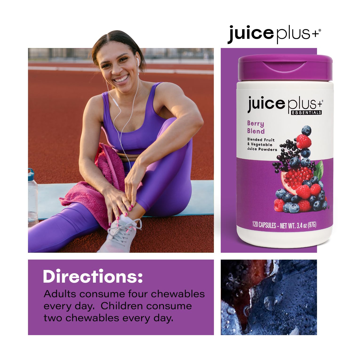 Adults and kids taking daily Berry Blend soft chews