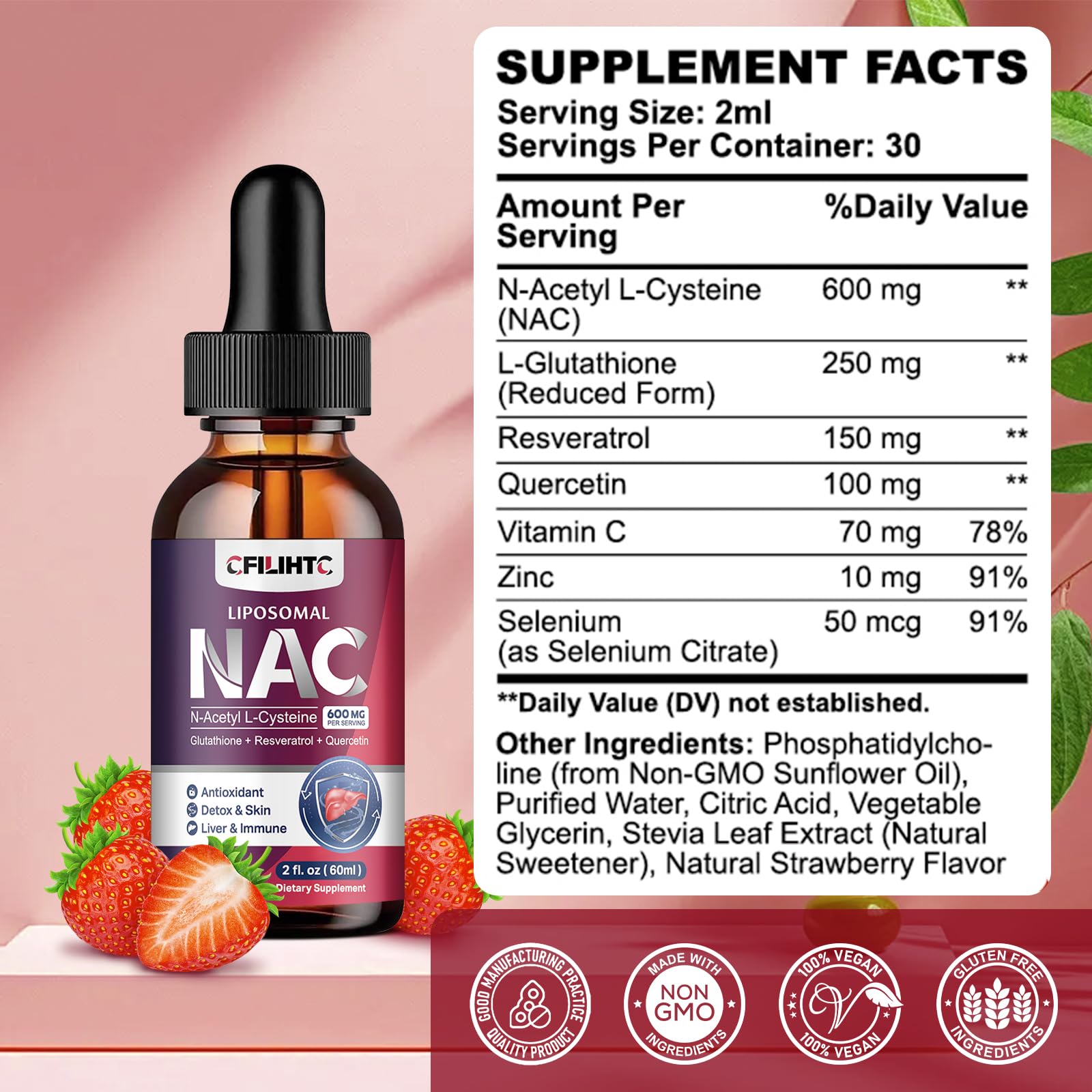 Lifestyle image showing adults and kids using NAC drops