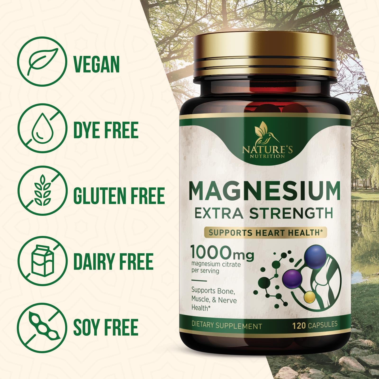 Chelated magnesium citrate advanced form illustration