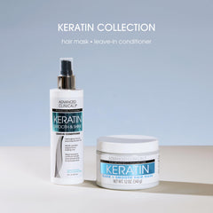 Advanced Clinicals Keratin Detangler Silk amino acids improve strength and elasticity.