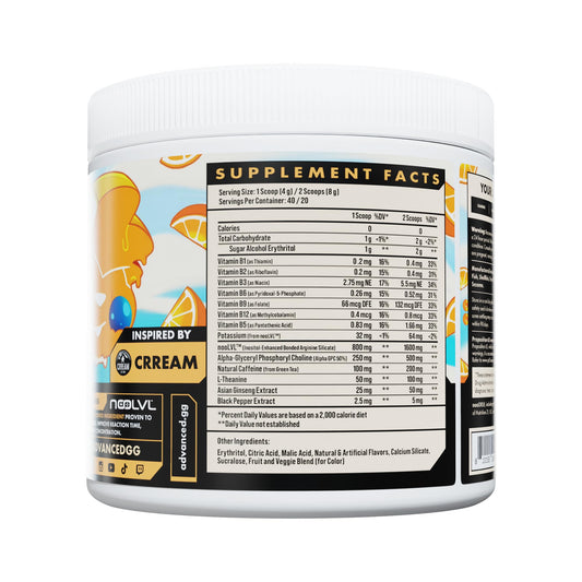 Serving scoop of Focus 2.0 Orange Creamsicle