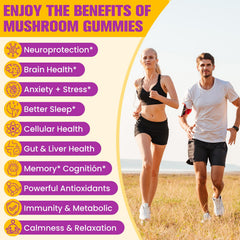 Advanced nootropic mushroom gummies ingredients