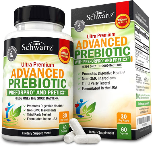 Advanced prebiotics digestive health banner