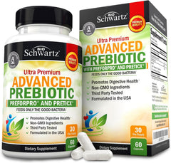Advanced prebiotics digestive health banner