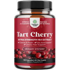Advanced Tart Cherry Extract Capsules bottle - 120 count