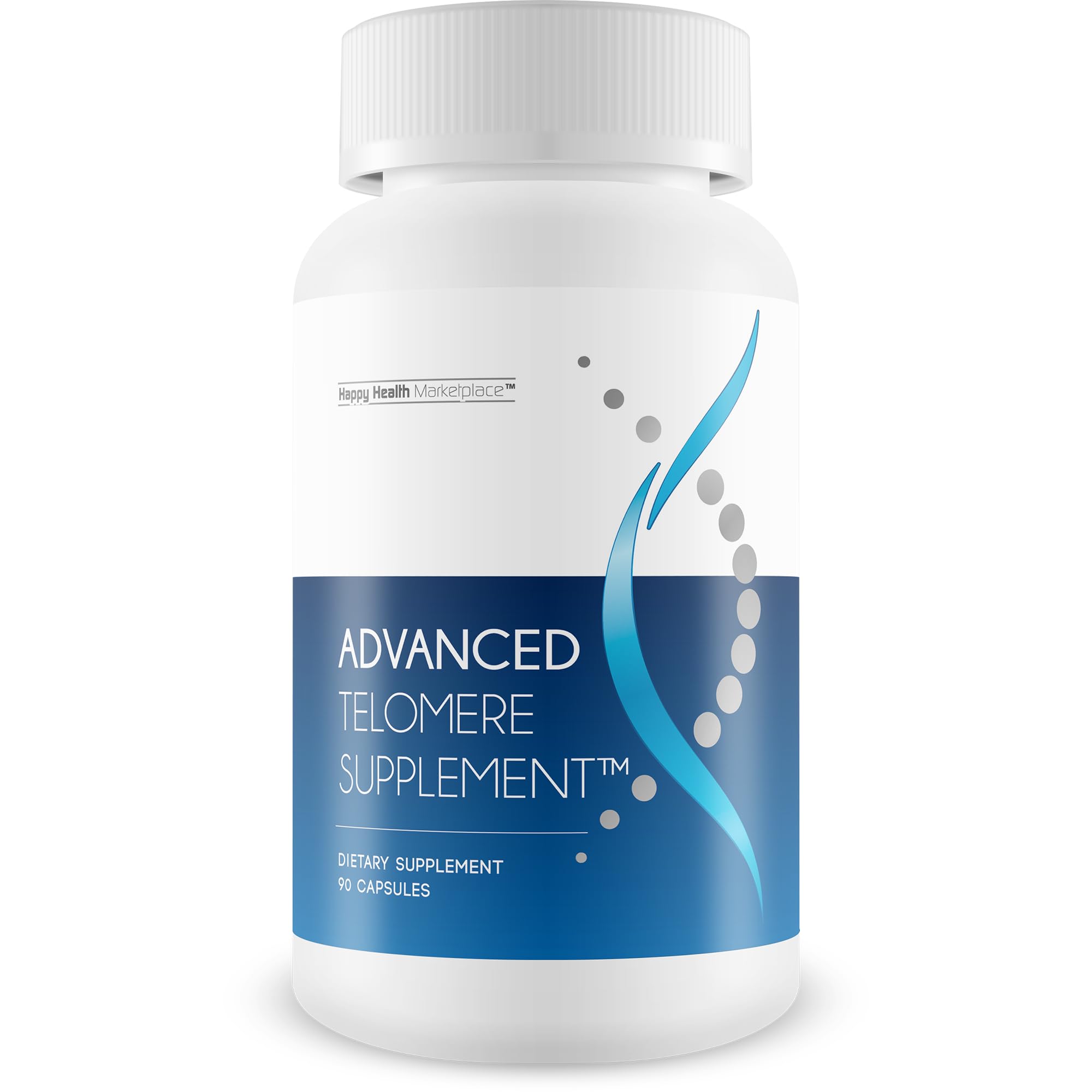 Bottle of Advanced Telomere Support capsules
