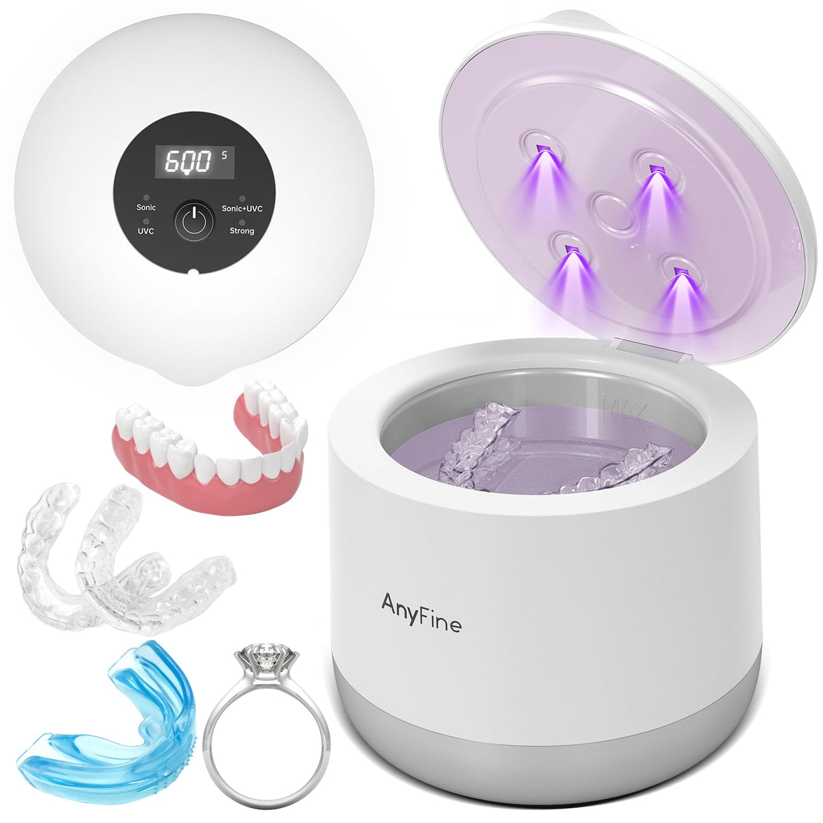 Front view of the Advanced Ultrasonic Retainer Cleaner Machine