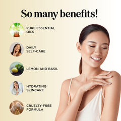 Pouring cellulite massage oil onto the skin