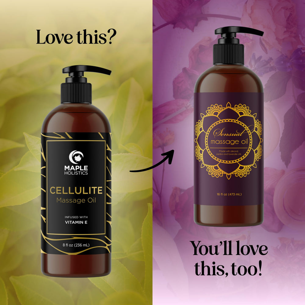 Legs with improved tone after applying the firming oil