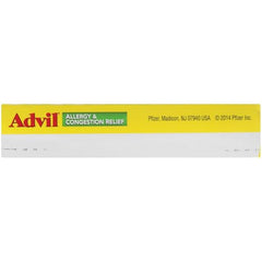 Advil blister pack close-up demonstrates easy dosing for adults and older children