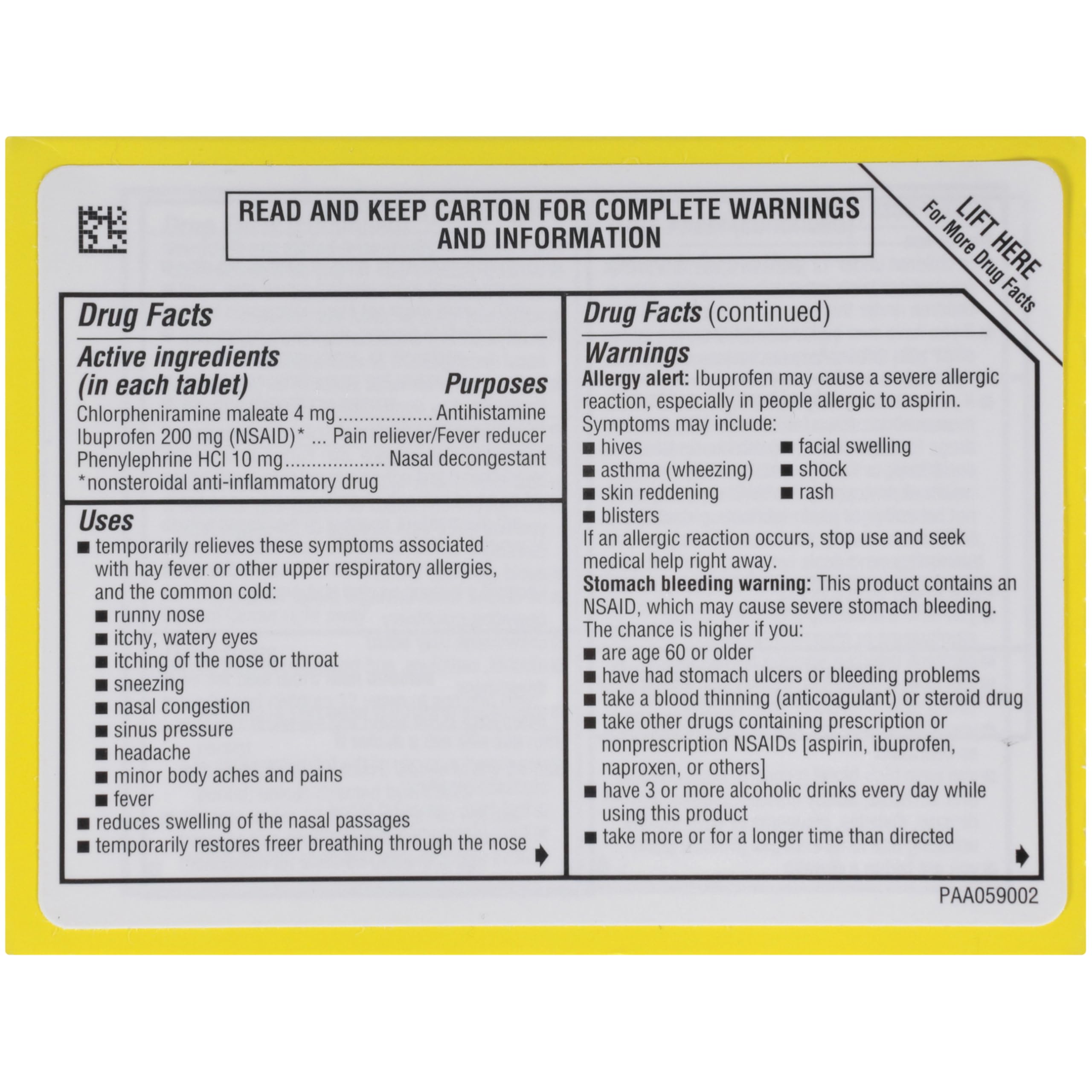 Advil allergy and congestion relief bottle beside tissue illustrates seasonal allergy support