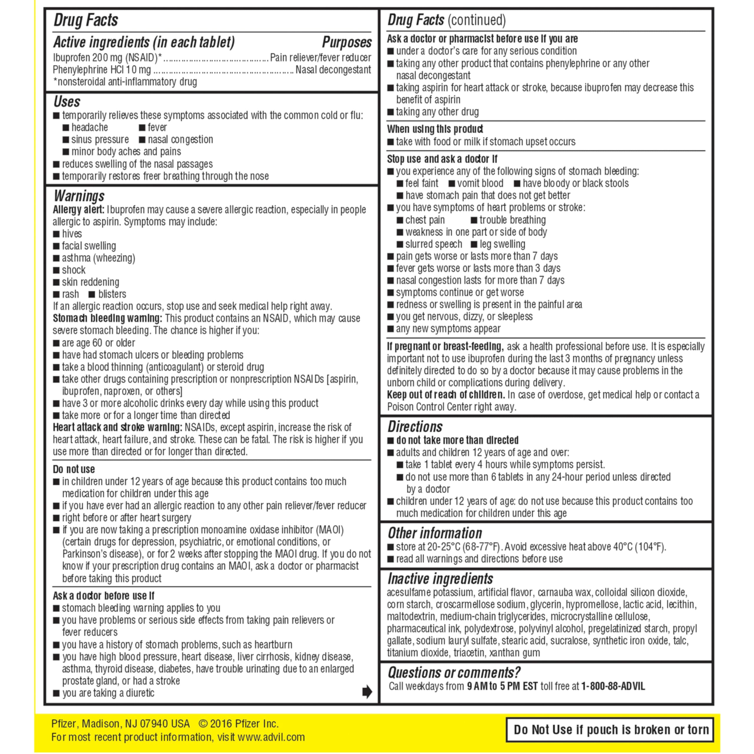 Advil HSA/FSA eligible pack for flexible spending.