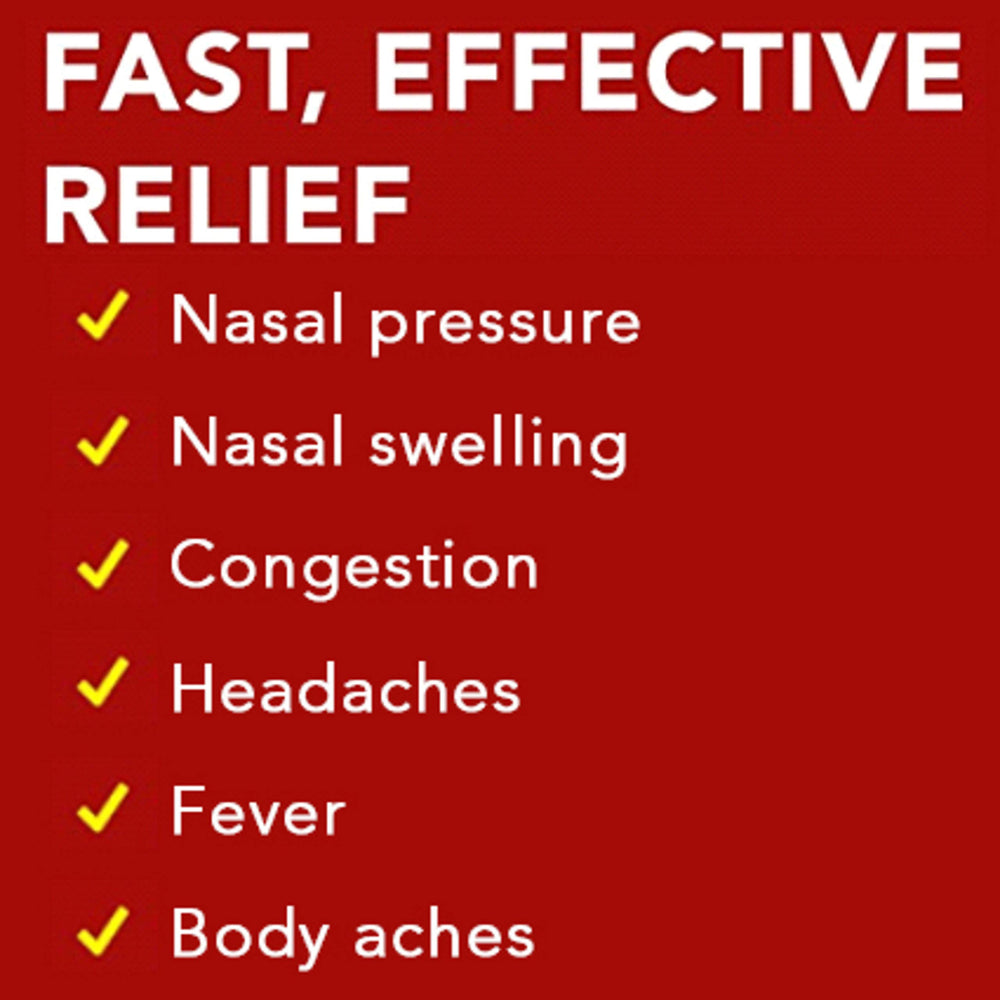 Advil sinus tablets close-up showing coated tablets for fast relief.