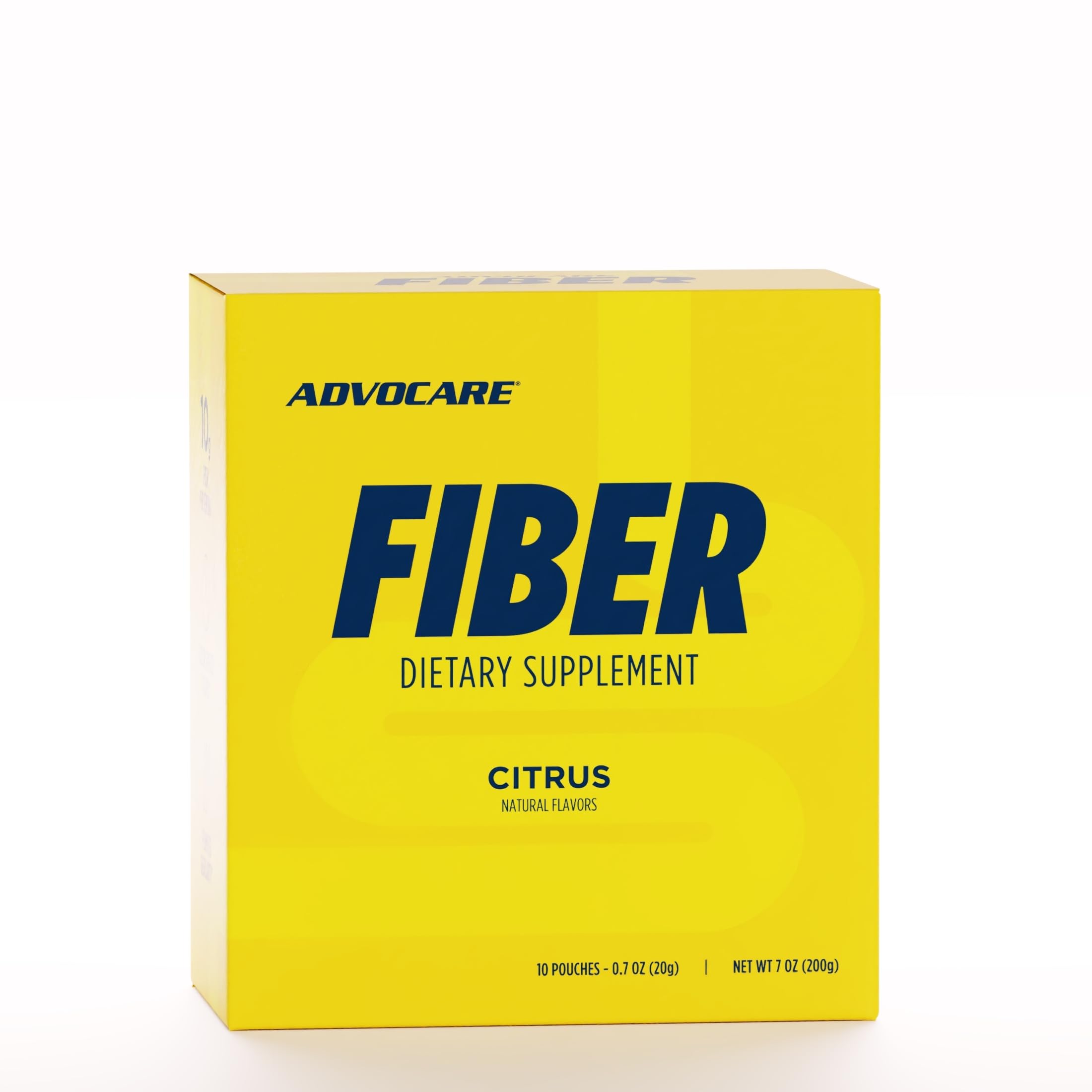 AdvoCare Fiber Dietary Supplement Citrus flavor in 10 pouches