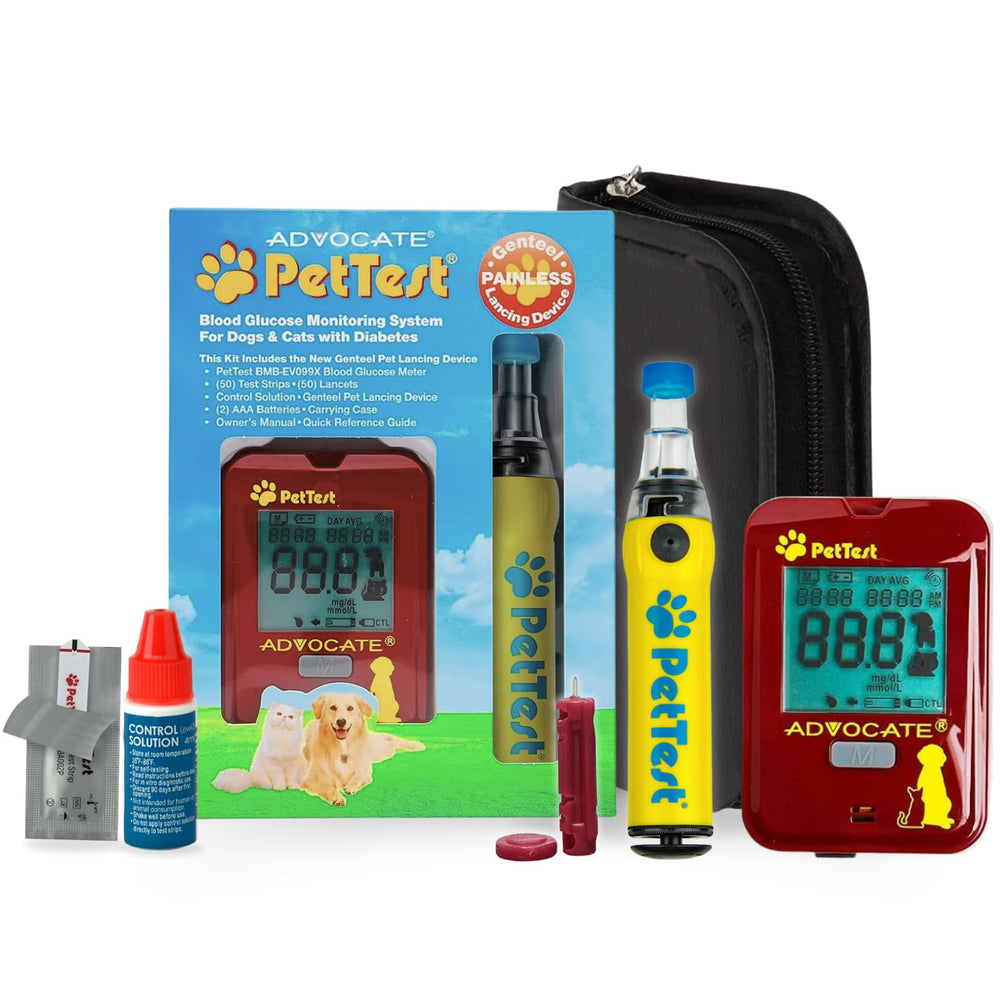 Advocate PetTest classic meter for quick at home pet glucose checks