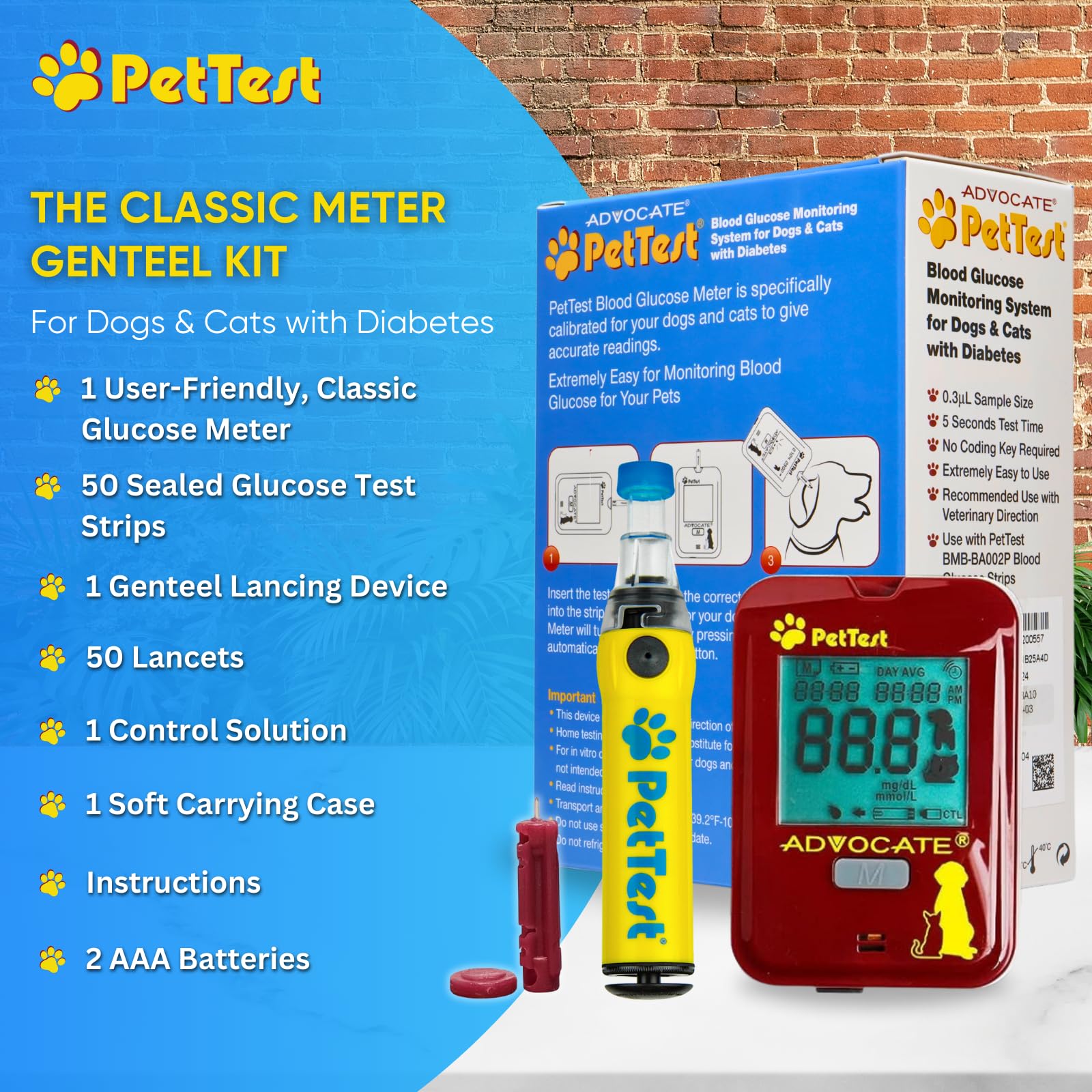 Advocate PetTest control solution allows result verification at home