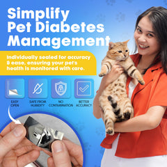 Advocate PetTest easy-open strip demonstrates quick, contamination-free use for pet owners