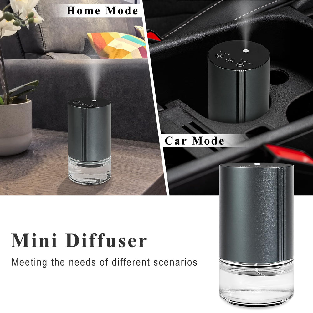 Aeeteek diffuser flatlay shows compact design and quick setup