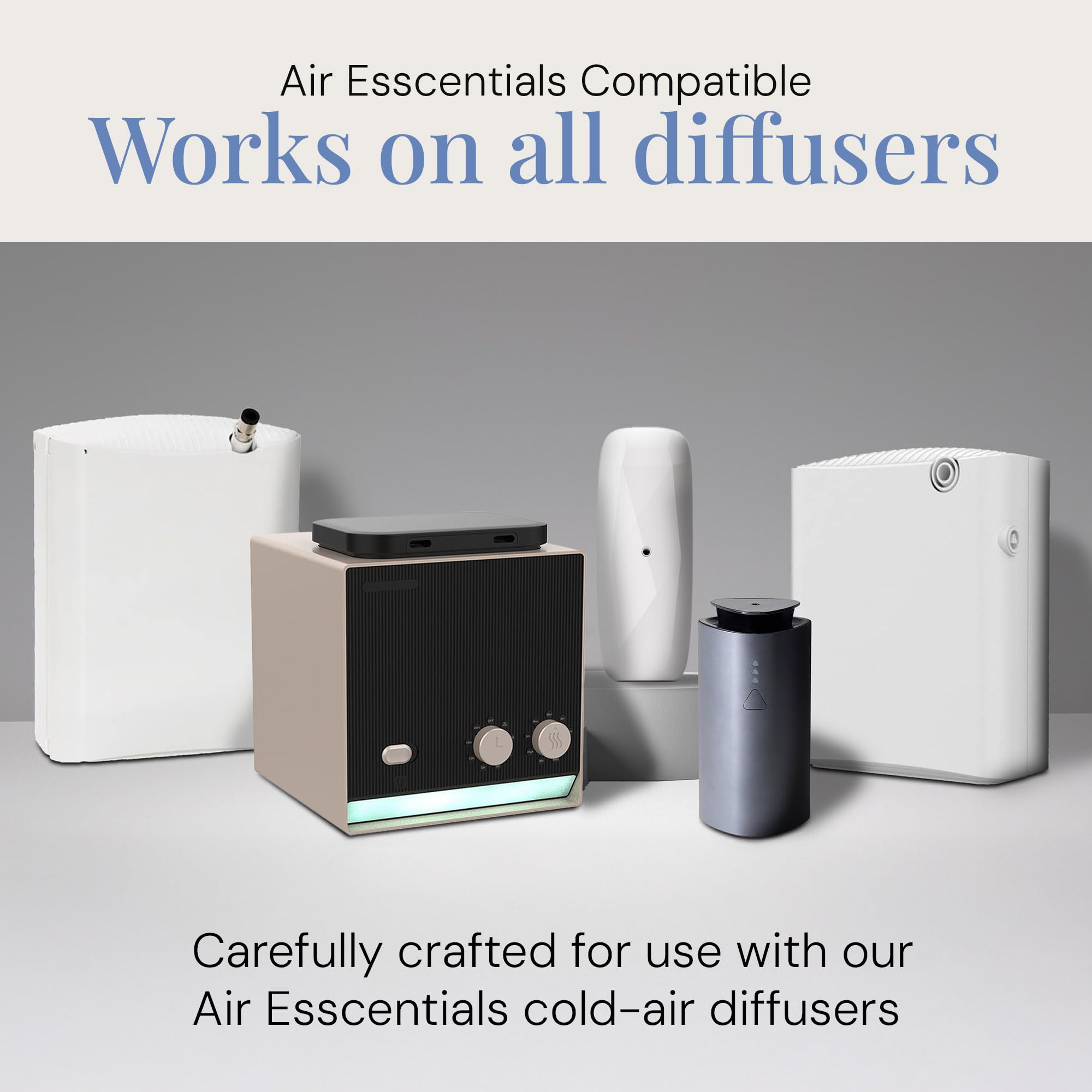 Ultrasonic diffuser emitting scent with Aegean Summer blend
