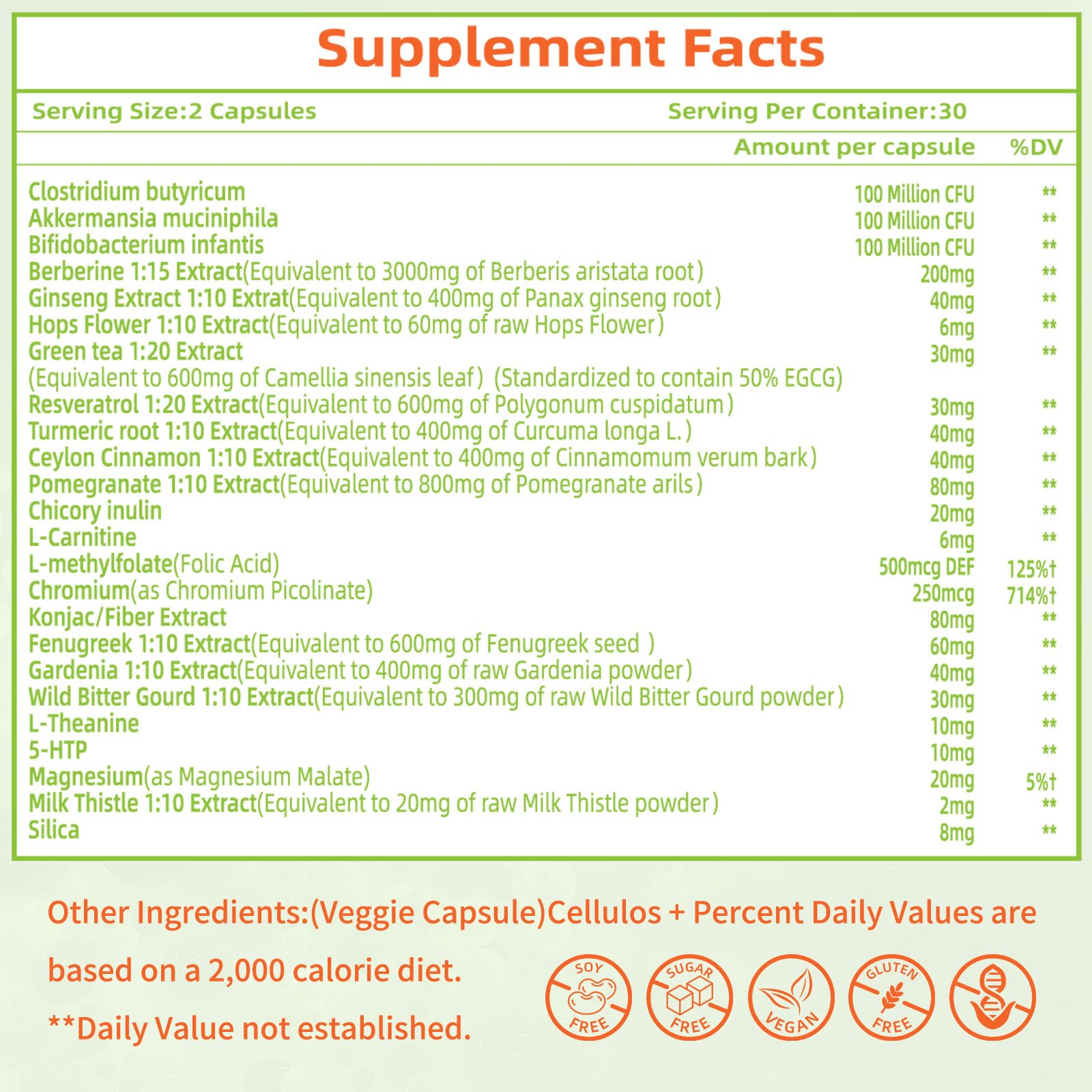 Clean, plant-based formula bottle packaging and ingredients list