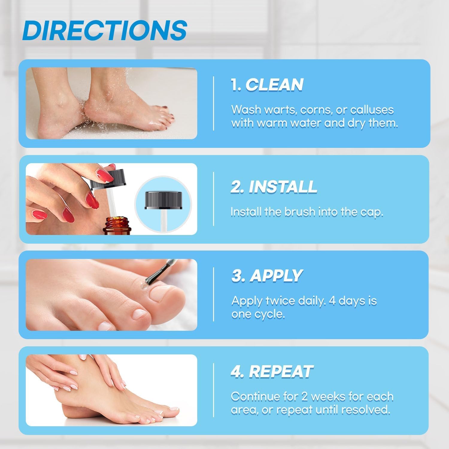 Aemerry at-home-foot-care-solution fits into daily routines.