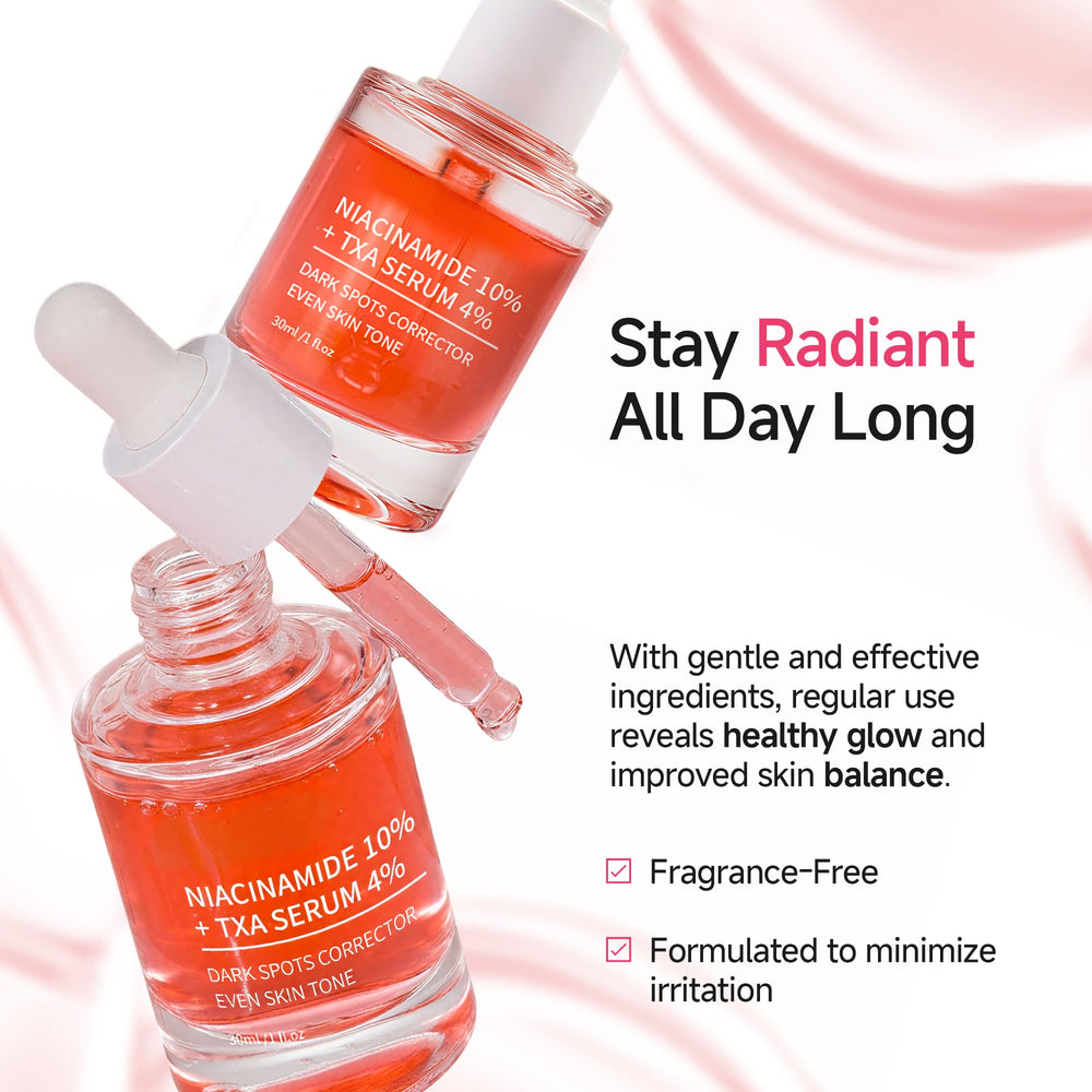 AEMRTJG Niacinamide TXA serum texture swirl shows lightweight hydration