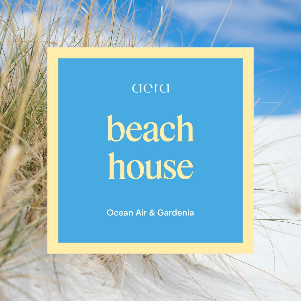Beach House fragrance notes: ocean air and gardenia