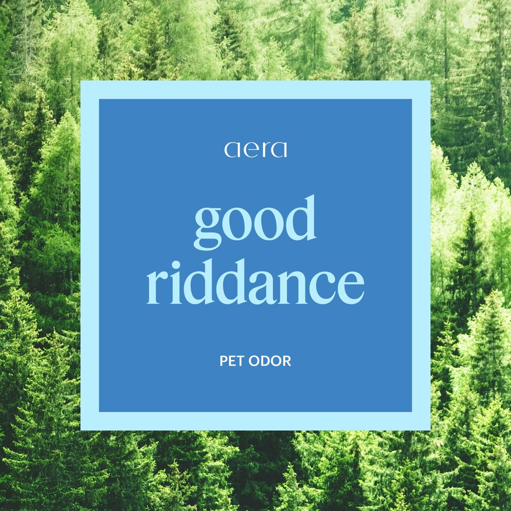 Side view showing the compact footprint of the Aera diffuser