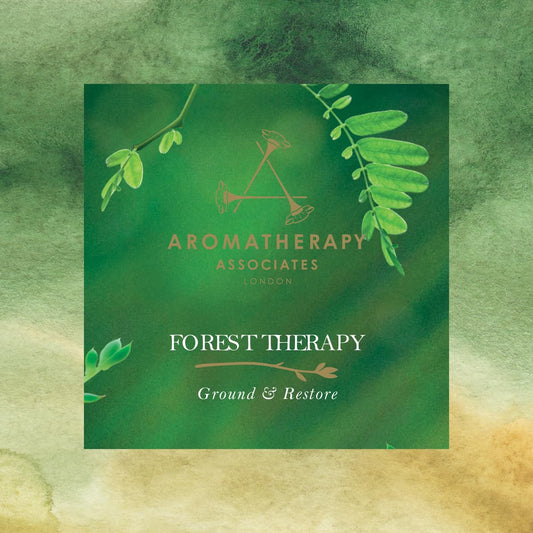 Close-up of pink pepper note on Forest Therapy refill label