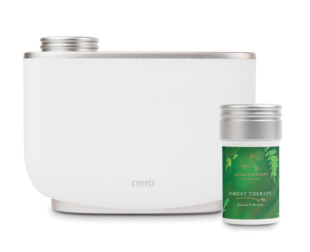 Aera diffuser compatibility graphic with Forest Therapy refill