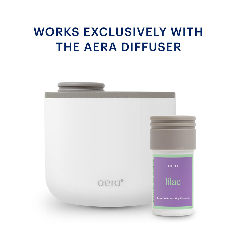 Aera Mini Diffuser with Lilac Daydream capsule installed
