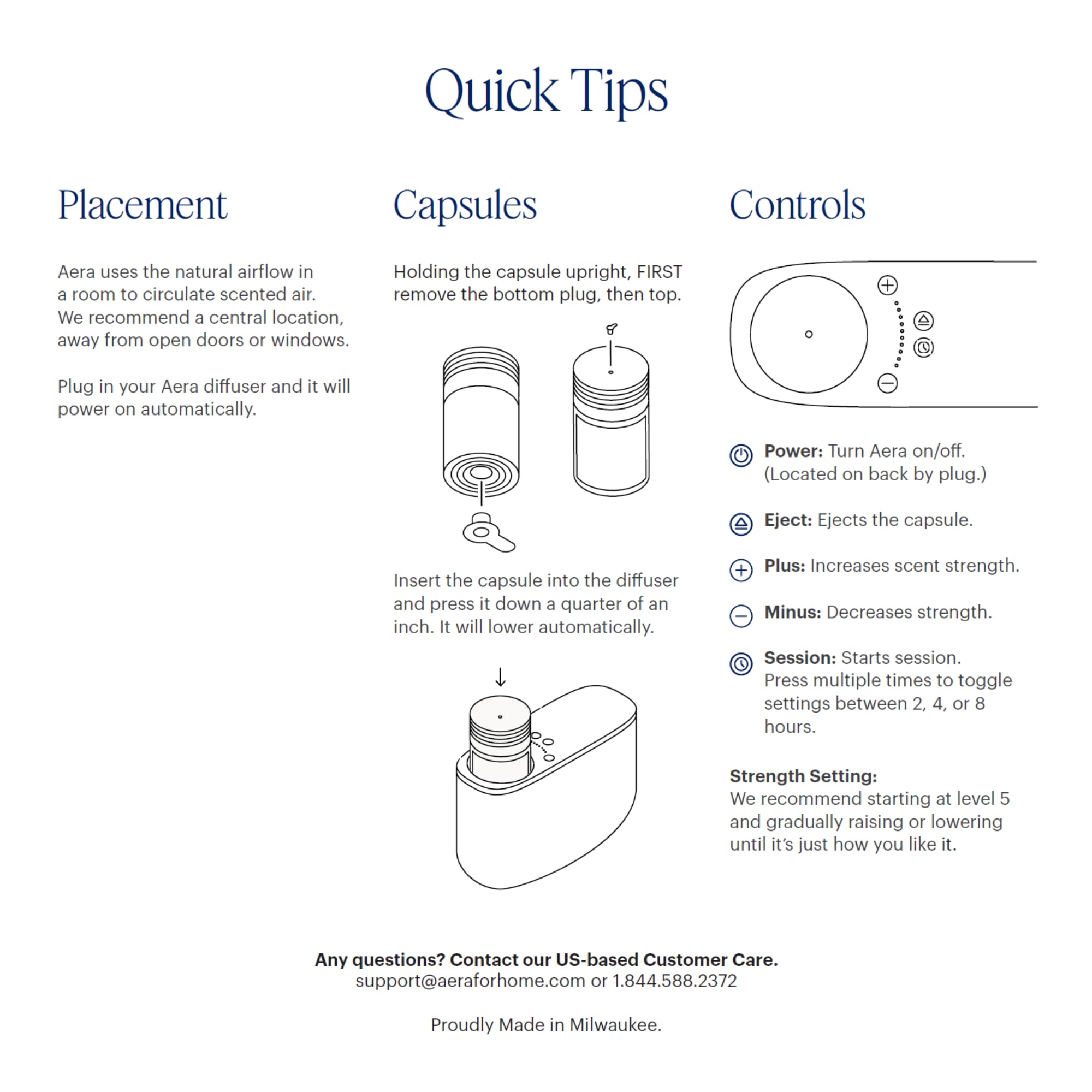 AERA Mini spring fragrance ambiance in a bright living space
