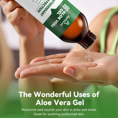 Aero Zen Aloe Gel provides sun relief after outdoor activities.