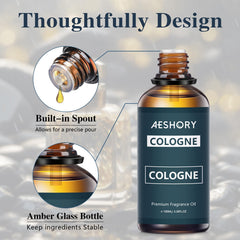 Aeshory oil dropper releasing apple scent drop for precise dosing and controlled diffusion benefit
