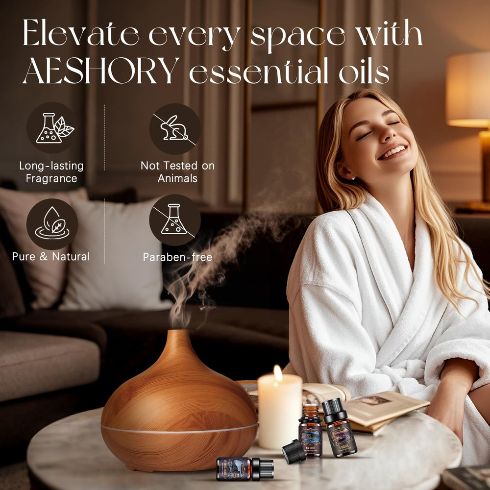 14 luxury fragrance oil blends from the AESHORY Hotel Collection