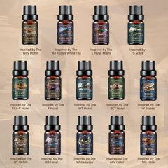 Gift box packaging for the Hotel Diffuser Oils Set