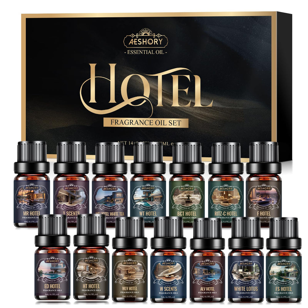 Versatile use: diffuser, soap and candle making with 14 oils