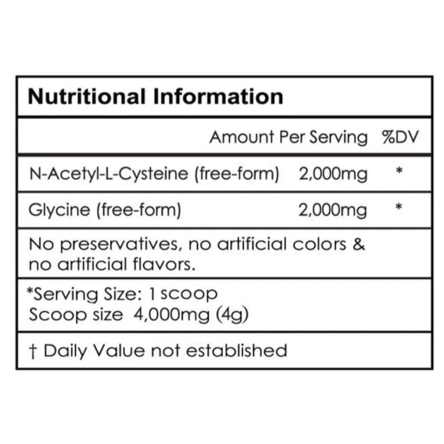 Aeternum GlyNAC powder packaging and carton