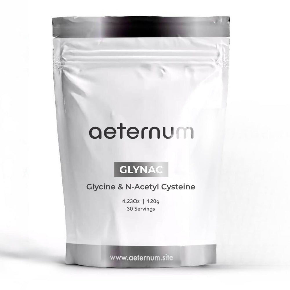 Aeternum GlyNAC Powder 120g front packaging
