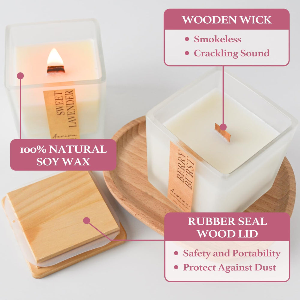Amber jar candle with ivory matte finish gift-angle