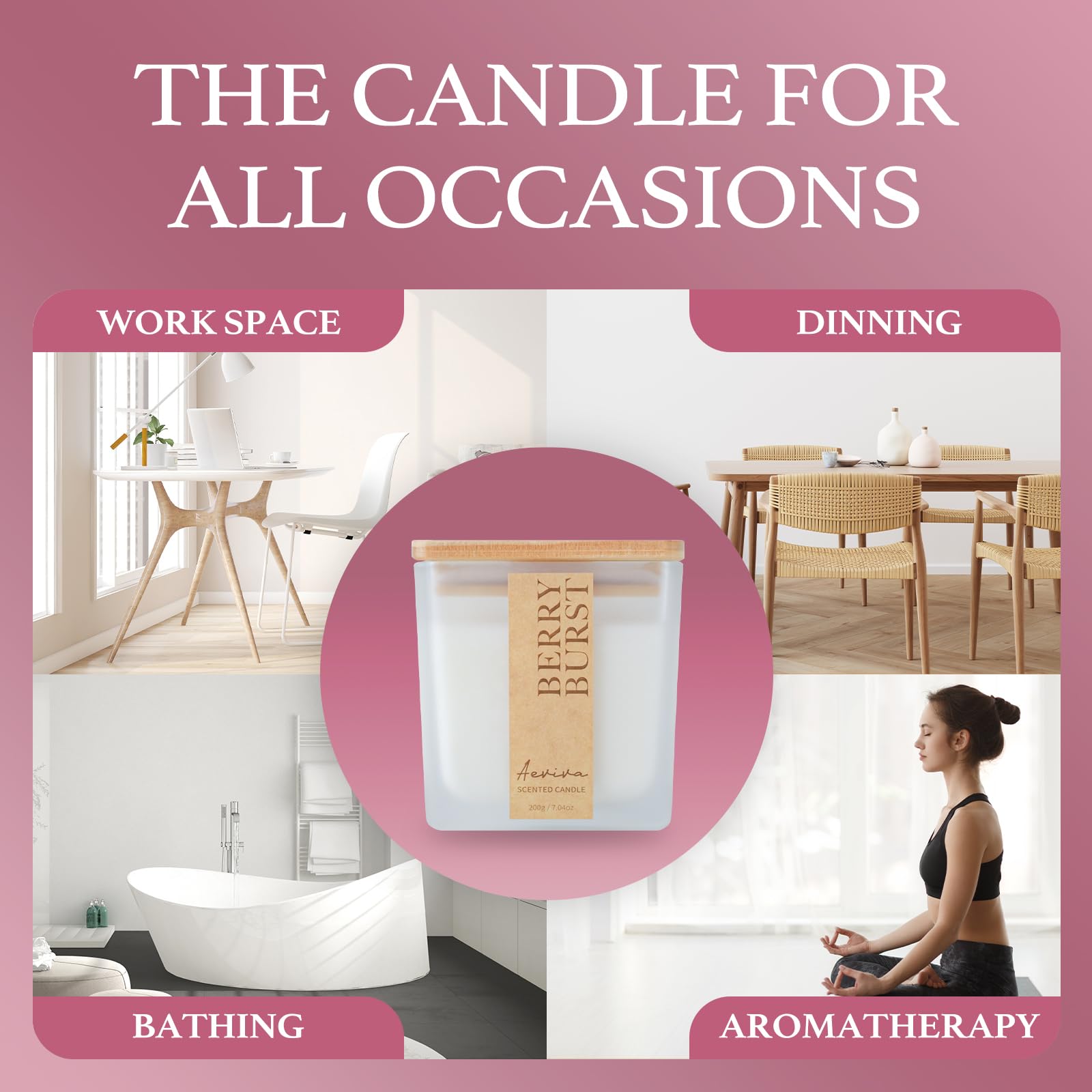 Berry Burst candle burn time and quality