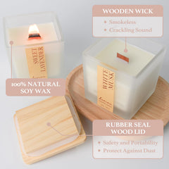 Aeviva White Musk candle ambiance in a cozy space