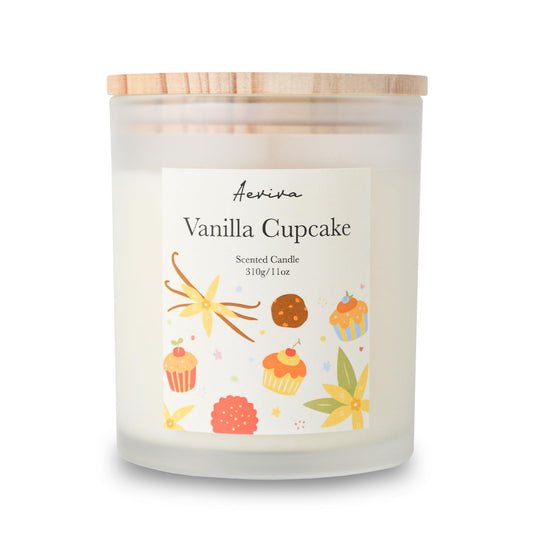 Aeviva Vanilla Cupcake Candle 11oz jar