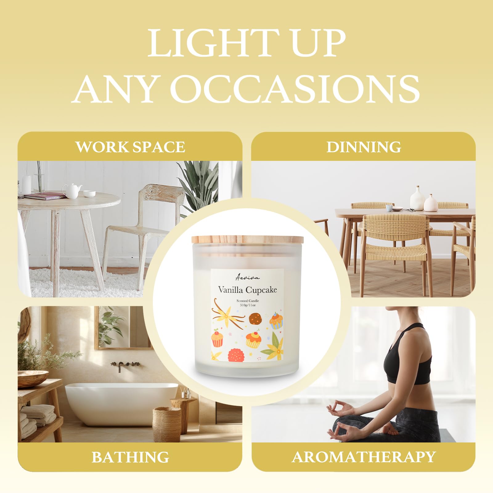 Candle packaging and box