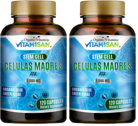 AFA Stem Natural Celulas Madre supplement bottles pack of 2